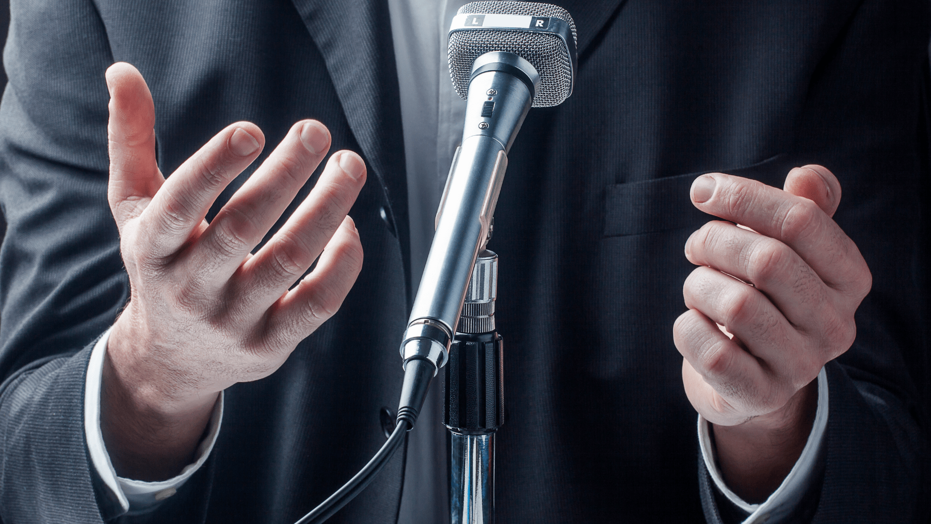 Body language showing confidence